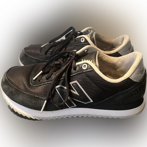 New Balance 501 black sneakers womens size 7.5 - Picture 9 of 9